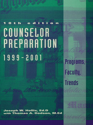 cover image of Counselor Preparation 1999-2001